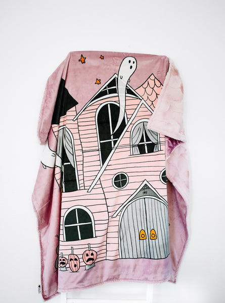 Haunted House Luxe Child Blanket