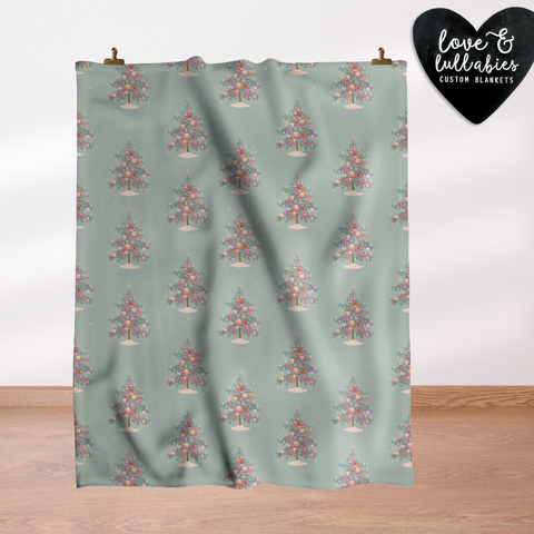 Merry Tree Single Layer Luxe Blanket