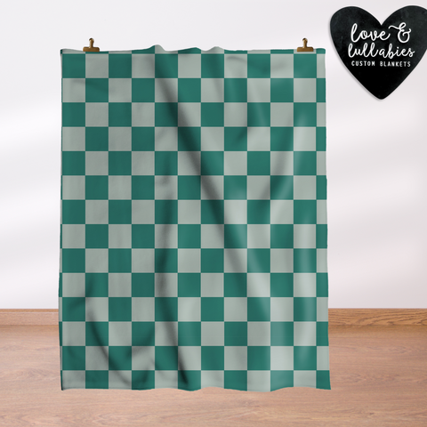 Holiday Check Single Layer Luxe Blanket