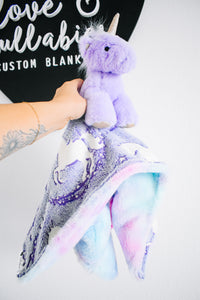 Glow in the Dark Unicorns Small Ultra Luxe Unicorn Lovey