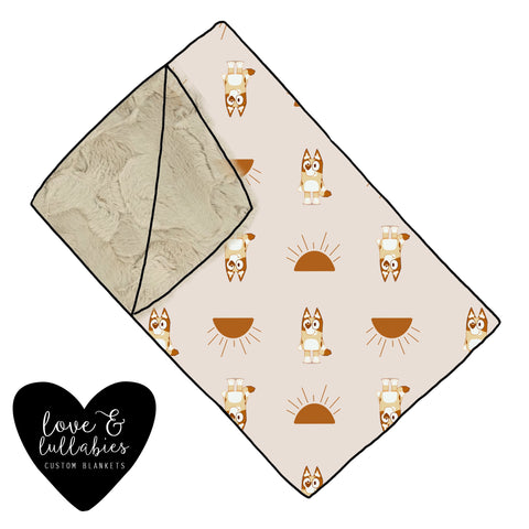 Neutral Pup Luxe Blanket
